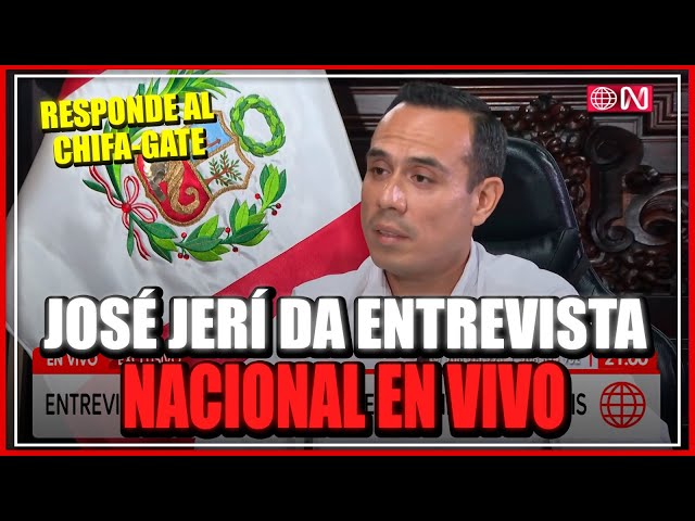 JOSE JERI MENSAJE A LA NACION EN VIVO GOLPE DE ESTADO? RENUNCIA? |  #peru