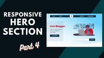 Create A Responsive Hero Section For Your Blogger Website (Animation)