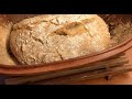 Grydebrød / Sprødt, langtidshævet brød bagt i stegeso / Römertopf - Opskrift #154