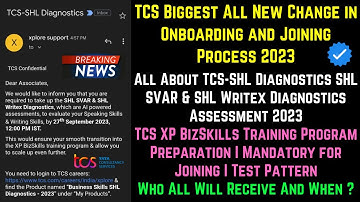 TCS Biggest New Change in Onboarding & Joining Process 2023 For New Joiners TCS-SHL Diagnostics Mail