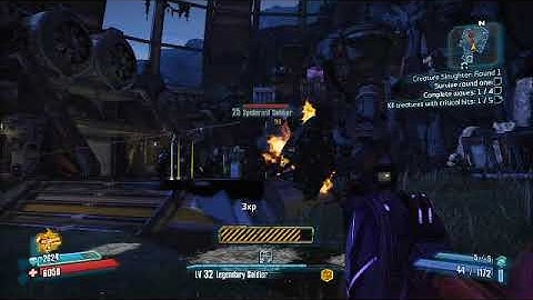 Borderlands 2 Walkthrough: Creature Slaughter - Round 1