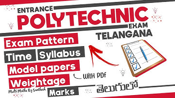 ts polycet 2023 exam syllabus,pattern,weightage,modelpapers| polycet exam syllabus | ts polycet