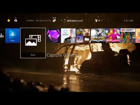 The Last of Us Part II – Burning Car Dynamic PS4Theme