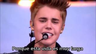 Justin Bieber   Never Let You Go Traducida al español Live