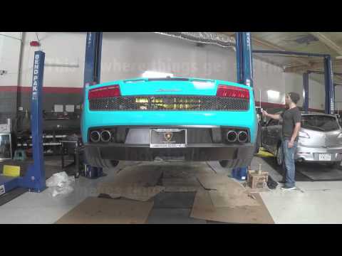 The PROPER Lamborghini LP Gallardo Oil Change Instructions –  All Seven Drain Points!