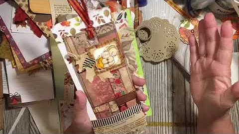 Embellishments from stash to make embellishment and tag & Day 11 and 12 October Daily