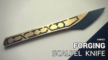 Knife Making - Forging Scalpel Style Knife