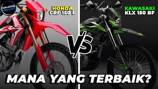 Adu Ketangguhan Honda CRF 150L vs Kawasaki KLX 150 BF, Mana Yang Terbaik?