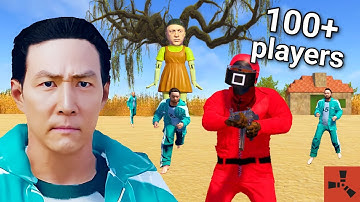 How I Won Against 100 players In The Rust Squid Game
