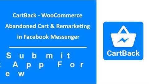 Tutorial - How to submit Facebook App Review for CartBack plugin (Updated June 2019)