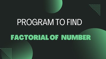Program to find Factorial of Number Using C++ | C++ Fundamentals Programming
