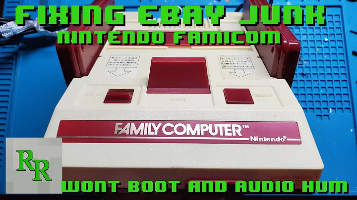 Famicom - Won't read games - Audio Hum - Fixing Ebay Junk
