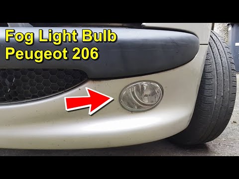 Front Fog Light Bulb Change - Peugeot 206