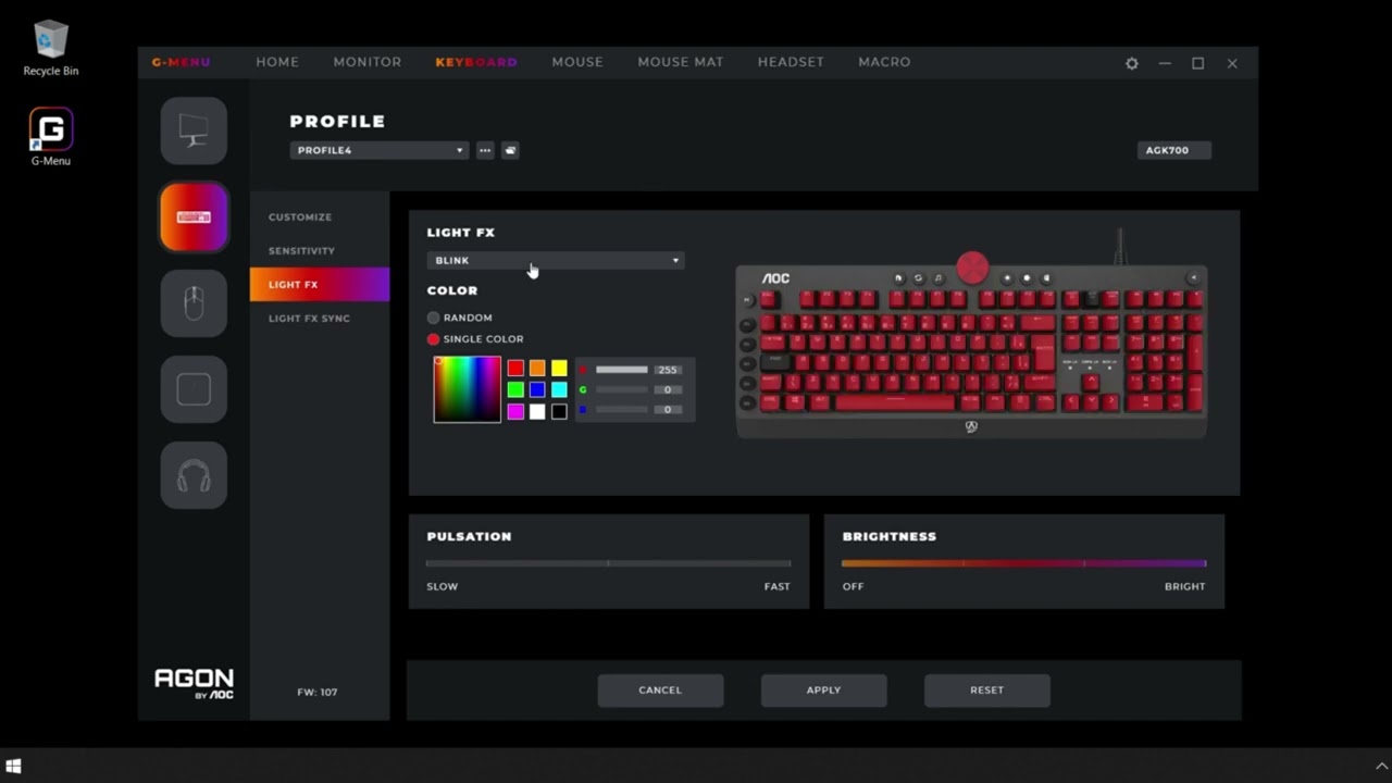 AOC Launches G-Menu Software Suite to Help Its AGON Gaming Peripheral  Line-Up Users Customise and Control Everything