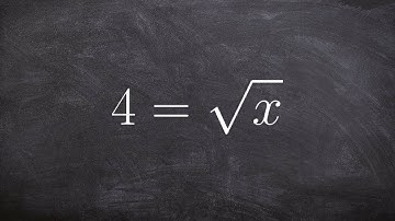 Learn How to Apply Inverse Operations to Solve an Equation with a Square Root