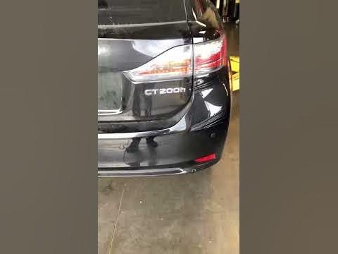 Lexus CT 200h battery location - YouTube