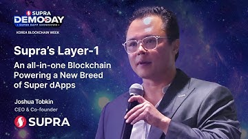 Joshua Tobkin - CEO of Supra | Keynote | Demo Day KBW2024