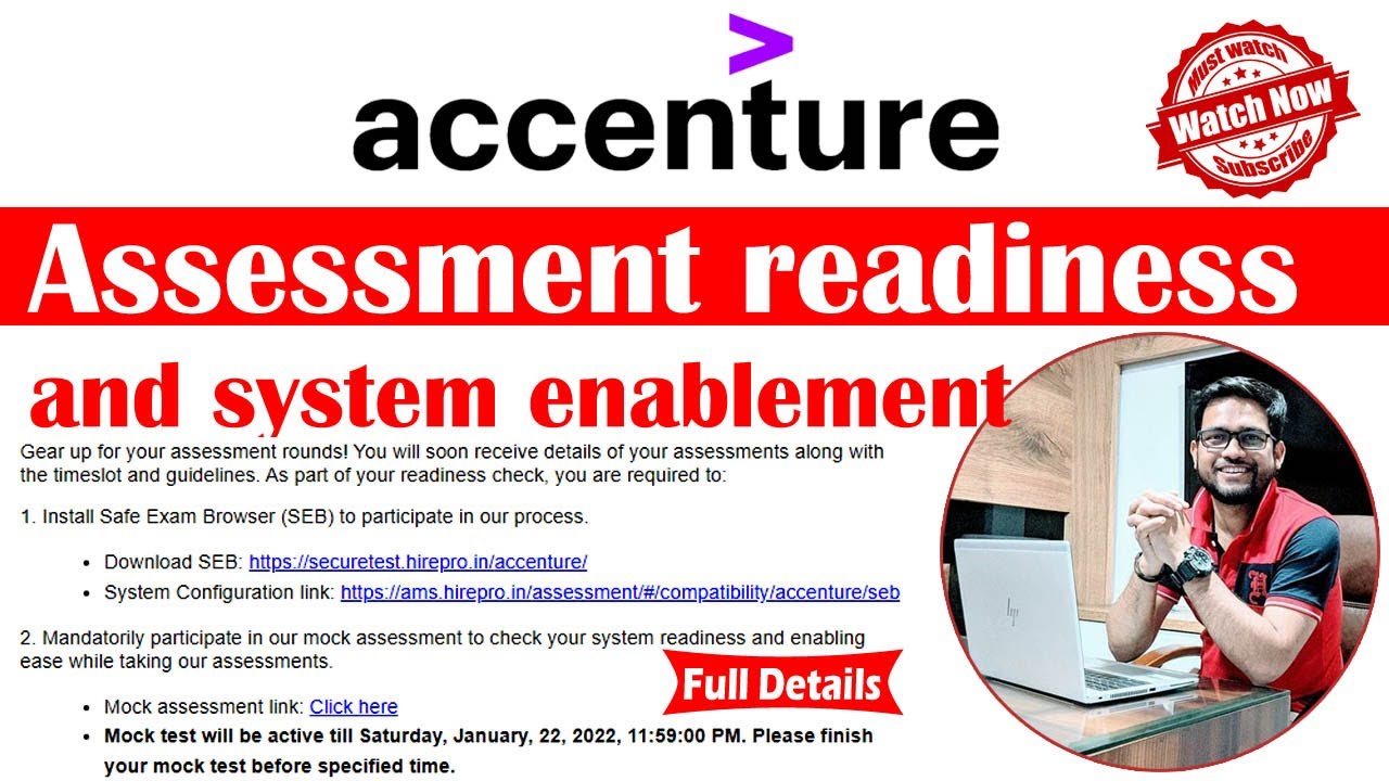 Accenture Assessment Readiness And System Enablement Accenture Mock Assessment Test Link