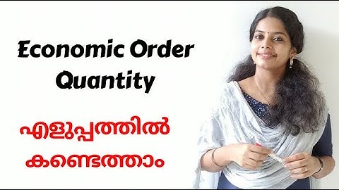 #learnerslive #costaccounting Economic order quantity |Material|