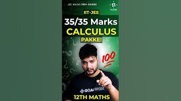 CALCULUS MADE EASY! 🎯 35/35 in CBSE & IIT-JEE with These 7 Genius Hacks! 🔥 #IITPrep #ToppersSecrets