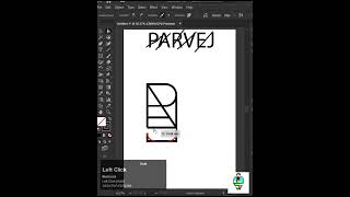 How to Create a Logo in Illustrator easily #shorts