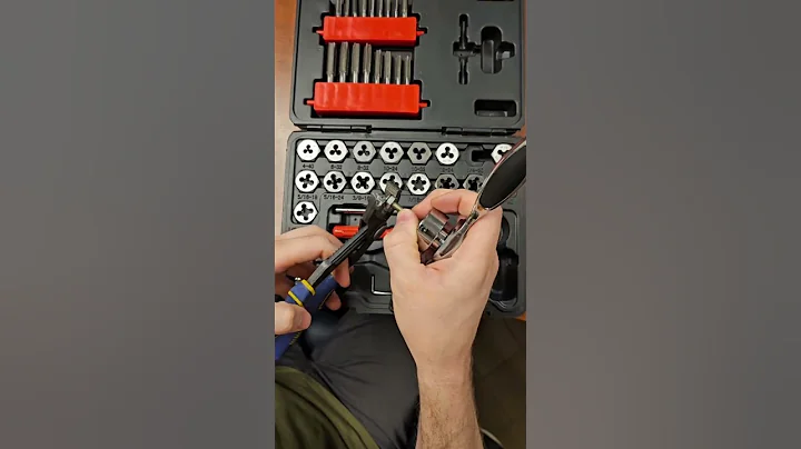 Master the Threads: Learn how to use a tap and die set like a pro! 🛠️