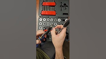 Master the Threads: Learn how to use a tap and die set like a pro! 🛠️