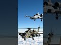Ka-52 Alligator helicopter meets A-10 Thunderbolt II midair #military