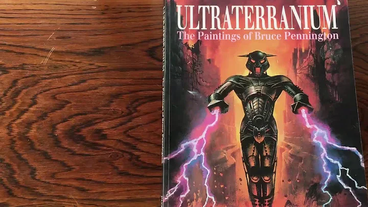 Ultraterranium by Bruce Pennington. Art for Asimov...