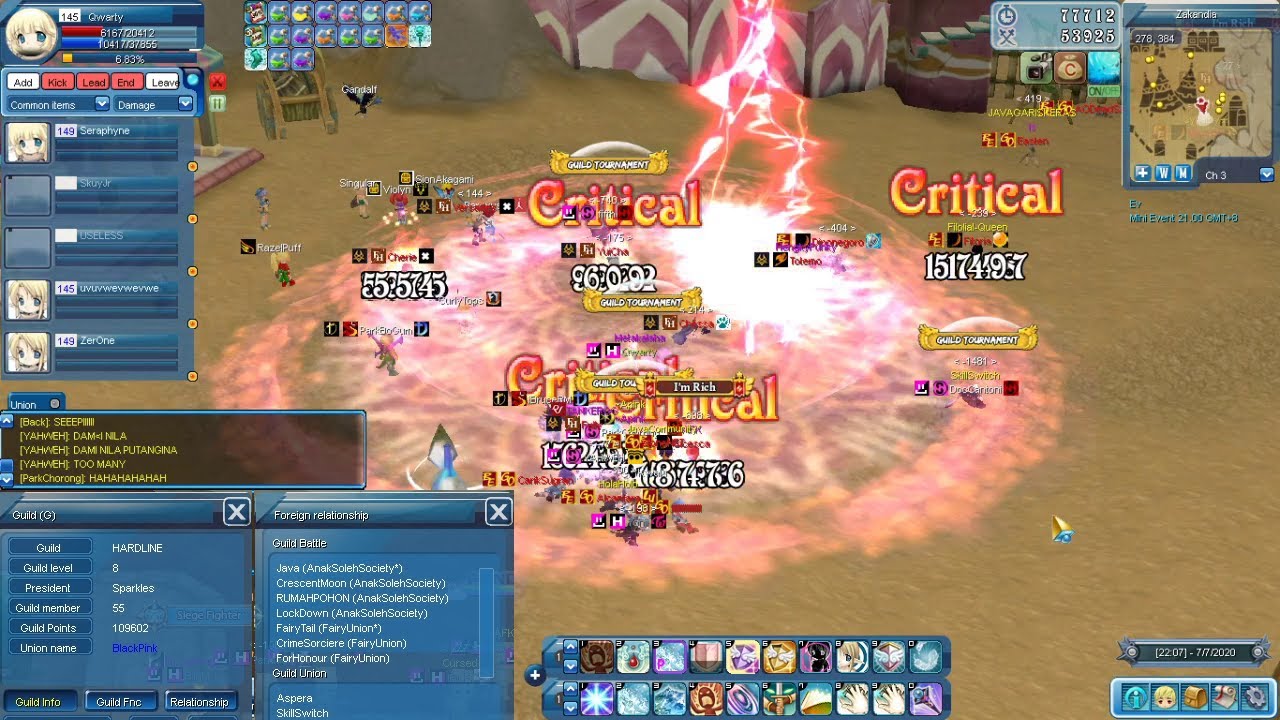luna online x 2022 New No Edit - Glorious Luna Online - Guild/Union War INT Arch Celebrant on Action