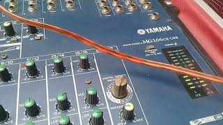 Cara setting mixer yamaha MG166cx untuk vocal