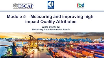 Module 5: Enhancing TIPs: Measuring and improving high-impact Quality Attributes