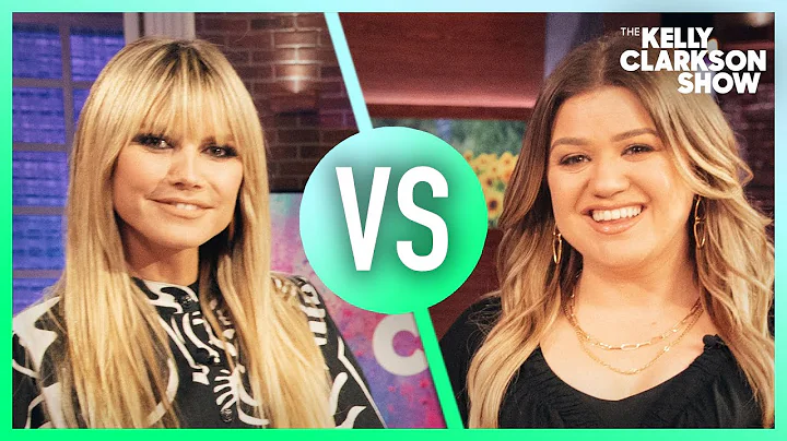 Heidi Klum and Kelly Play Making The Cut Game With...