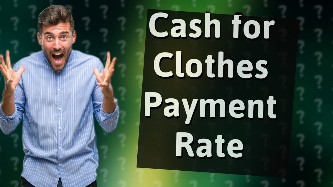 How much per kilo does cash for clothes pay? YouTube