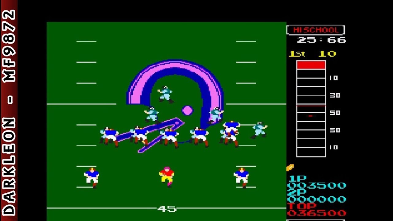 PlayStation - Irem Arcade Classics - 10 Yard Fight (1996) - YouTube