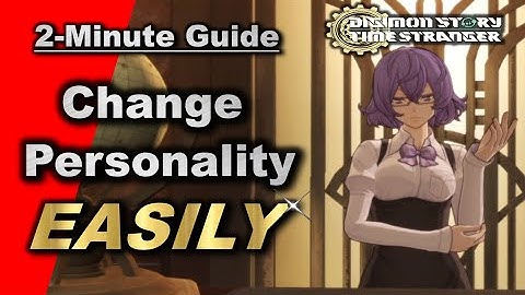 How To QUICKLY Change Personality! - Digimon Time Stranger