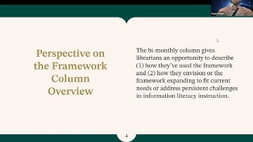 ACRL SLILC - Tips for Publishing in C&RL News’ Perspectives on the Framework Column