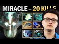 Juggernaut dota gameplay miracle with mjolnir and 20 kills