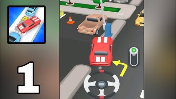 Car Parking Rush All Levels Gameplay || Level 1-15 || Part 1 || {Android} By Rollic Games