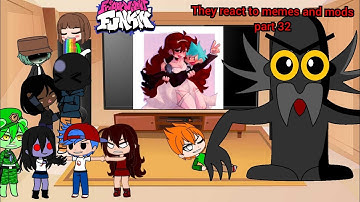 FNF characters React to Friday night Funkin
