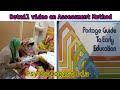 Portage guide to early education detail lectureassessment method with exampleenglishhindurdu