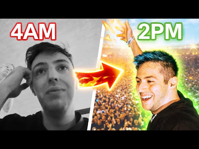 From sleeping in the airport to playing in front of 20 000 people