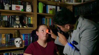 Клинические навыки работы с глазами: офтальмоскопия (стиль ASMR)