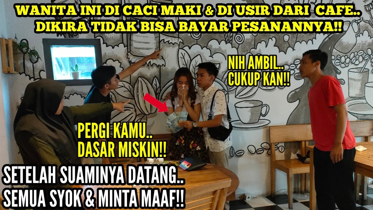 ISTRI SEORANG BOS KAYA DI USIR DARI CAFE KARENA TIDAK BISA BAYAR PESANANNYA!!Lihat yang terjadi..