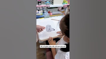 cô bé vẽ tranh lật ngược siêu đỉnh và đẹp #shorts