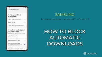 How to Block Automatic Downloads - Samsung Internet [Android 11 - One UI 3]