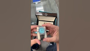 Unboxing the Patek Philippe Nautilus 5711 with the rare Tiffany & Co dial. 🔥