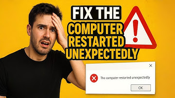 Fix The Computer Restarted Unexpectedly or Encountered an Unexpected Error in Windows 11/10/7