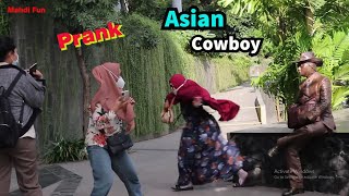 Cowboy prank. Crazy reactions. funniest moments. koboi lucu, terbaik reaksi