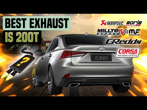 Lexus IS200T Exhaust